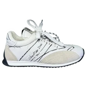 Christian Dior (CD) D-Sketch Shoes – No.4 White 427MPA_S10W, 35