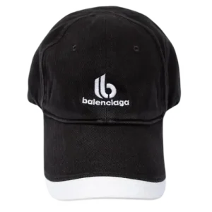 Balenciaga Double B Logo Cap – black