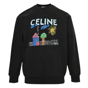 Celine Sweater Rainbow – Black, L