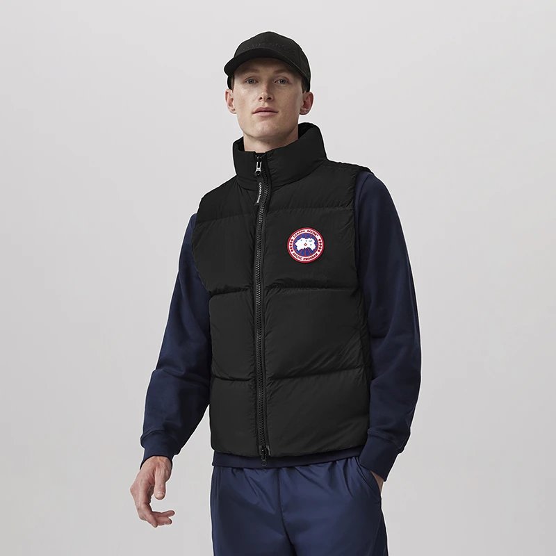 CANADA GOOSE Canada Goose Lawrence Men's Down Vest Goose Down Jacket 2804 M – XS, 61 Black