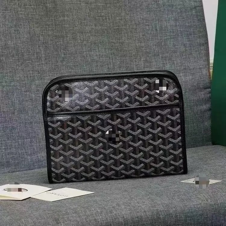 New casual unisex cosmetic bag, fashionable small square pouch, new printed versatile toiletry bag – black, 25*19*19.7CM