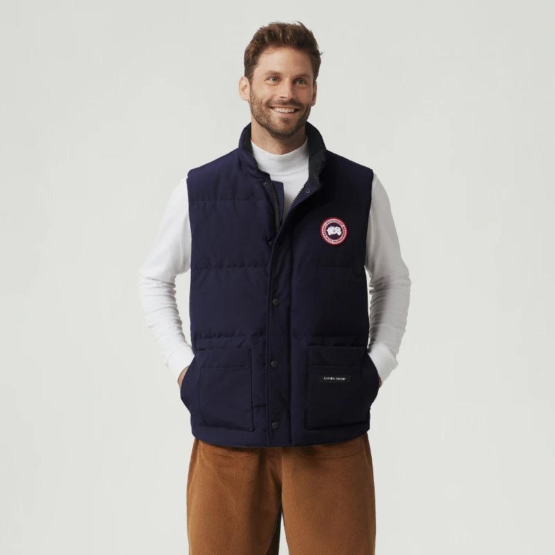 CANADA GOOSE Canada Goose Freestyle Men's Down Vest Goose Down Jacket 4154 M – XS, 646 Navy blue
