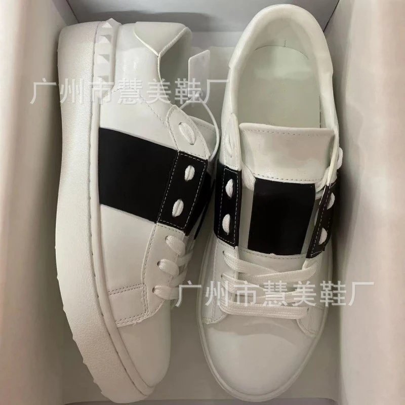 2025 New Men and Women VT The same European and American flat-bottomed versatile thick-bottomed sports rivet small white shoes lovers casual skate shoes