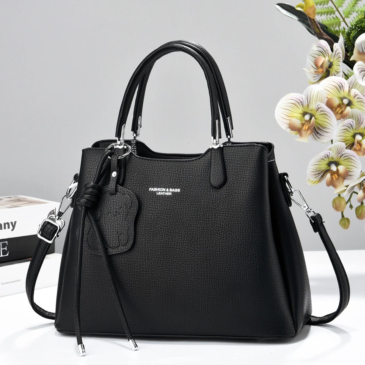 Fashion Women's 2026 Handbag Casual Large Capacity All-match Shoulder Bag Daily Commuter Crossbody Bag Cross-border bags – Black