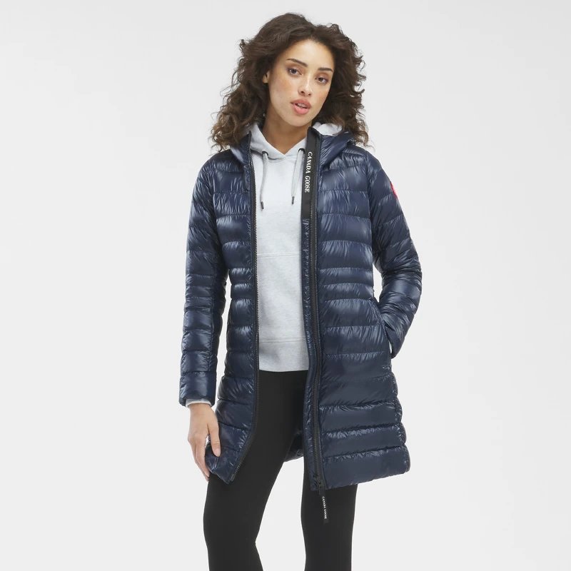CANADA GOOSE Canada Goose Cypress Women’s down hooded jacket, Big Goose down coat 2235 L – XL, 63 Azure Blue