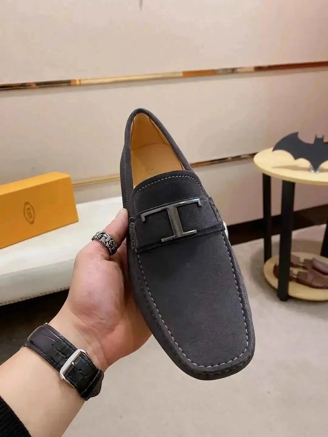 4500 New high quality loafers, leather casual shoes – 1, 38