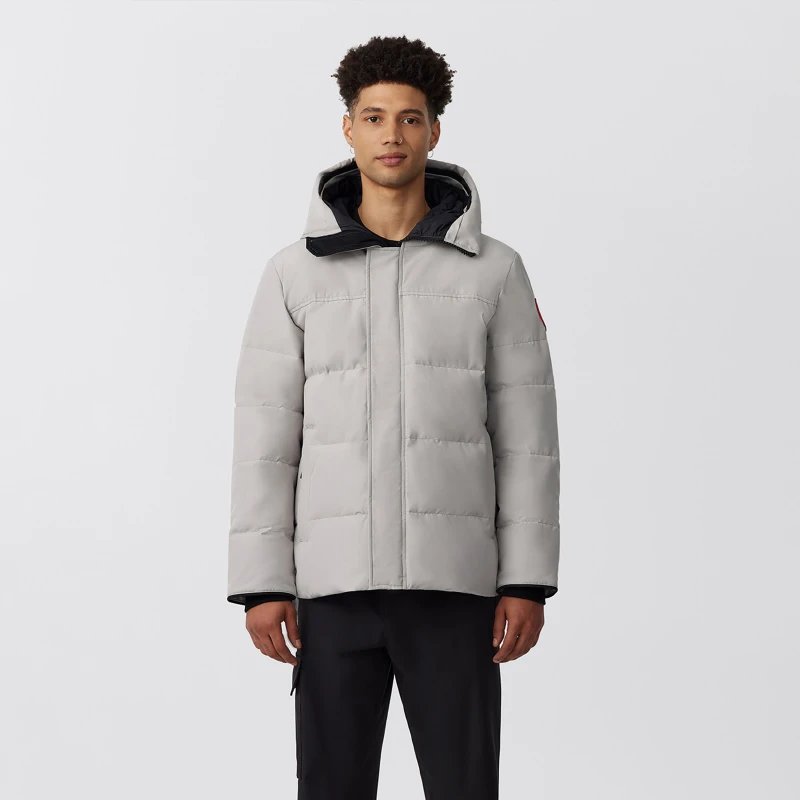CANADA GOOSE Canada Goose Mac Millan Men's Parka Goose Down Jacket 2080 M – XS, 432 Stone gray