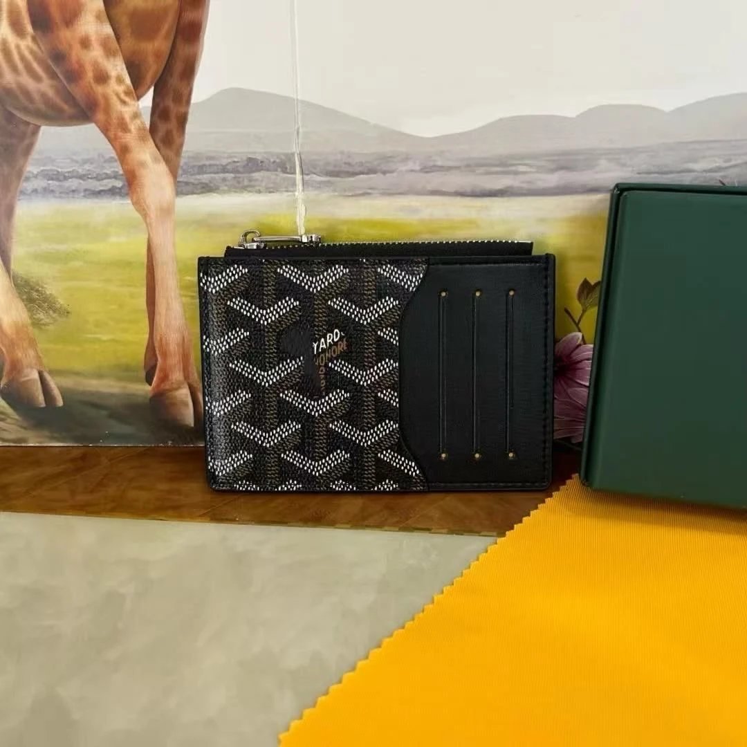 Coin Purse Leather Multi-function Card Bag – Black