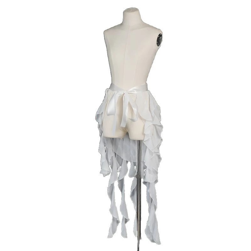 2025 European and American Summer New Irregular Strap Slim Night High Waist Solid Color Fashion Waist Decoration - Image 4