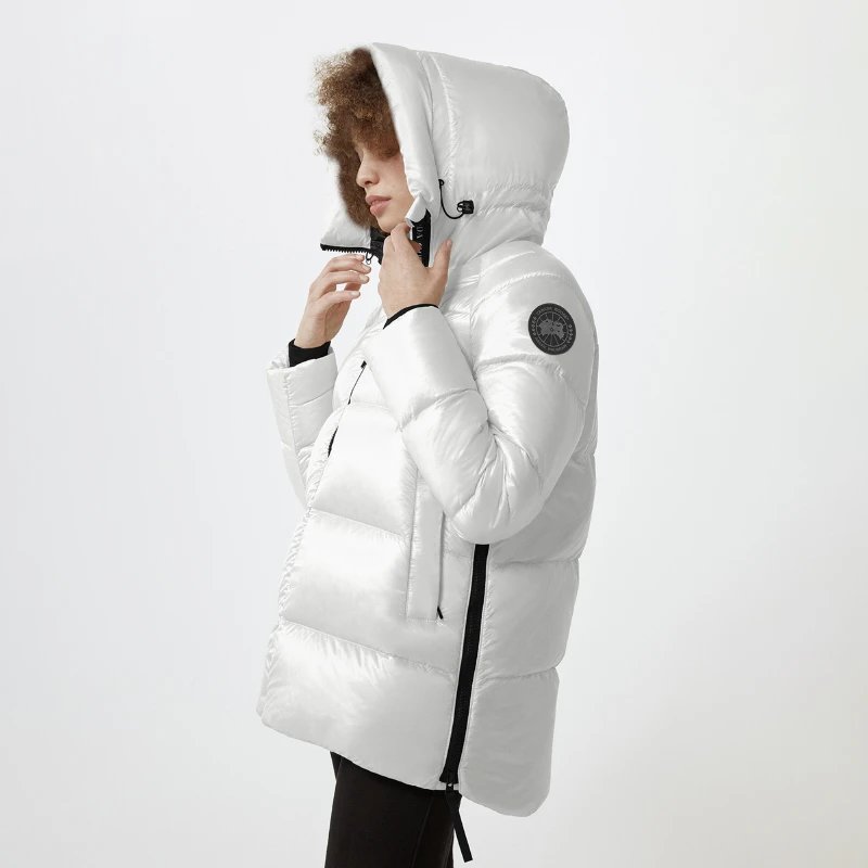 CANADA GOOSE Canada Goose Cypress Women’s Black Label Down Jacket, Big Goose Down Jacket 2239 LB – XS, 63 Azure Blue