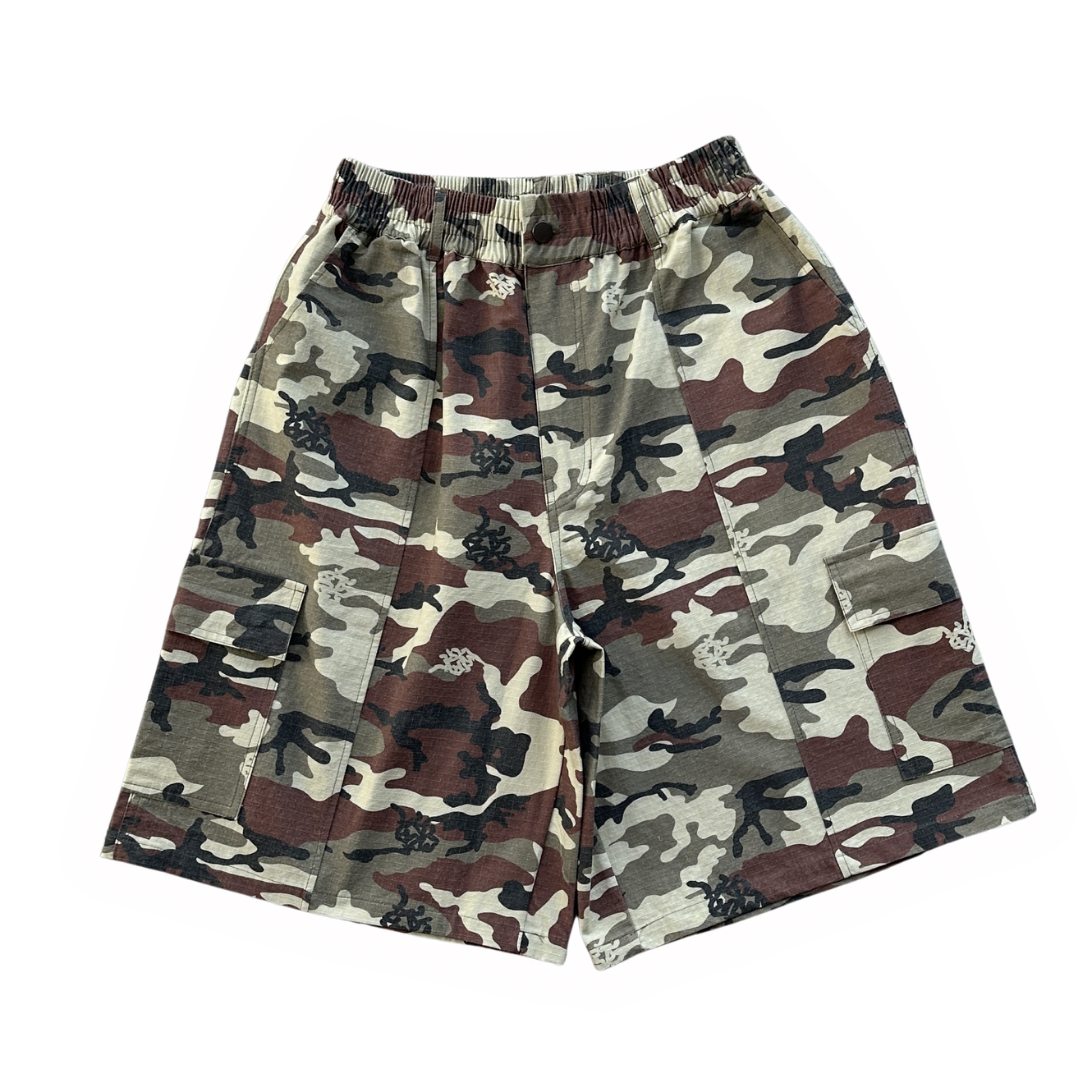 ME camouflage shorts – 28, Yellow camouflage