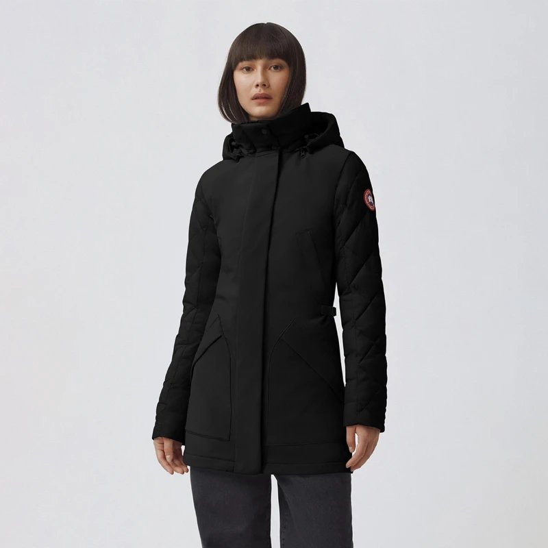 CANADA GOOSE Canada Goose Berkley Women’s down jacket, outdoor casual down coat 2905 L – XS, 61 Black