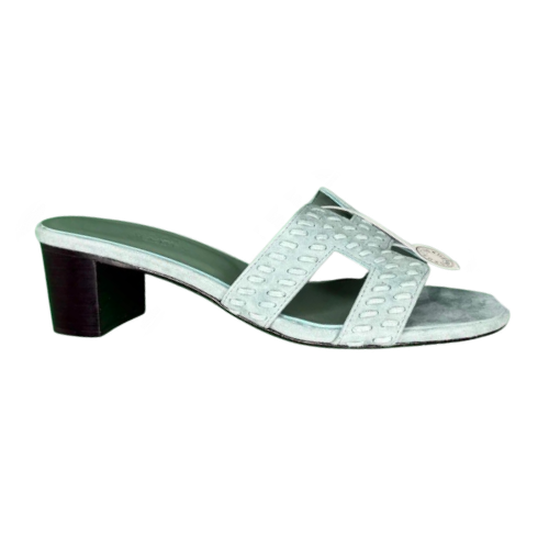 TT Edition Chinese-style chunky-heel mules with a high-end vibe, slip-on sandals TT8 – Black, 35