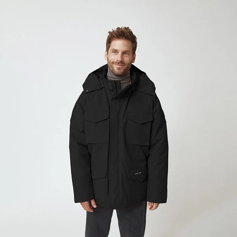 CANADA GOOSE Canada Goose Constable Men's Parka Goose Down Jacket 4071 M – XS, 61 Black