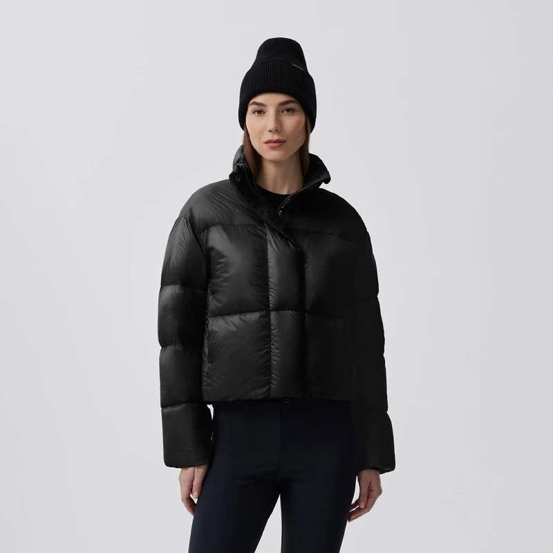 CANADA GOOSE Canada Goose Cypress Women's Short Down Jacket 2256 W – 61 Black, 2XS