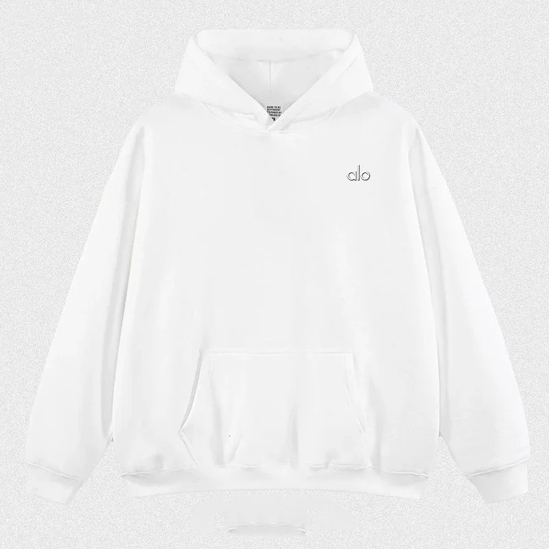 Men’s and women’s hoodie set with warm, hooded sweatshirts – Sweatshirt-White, S