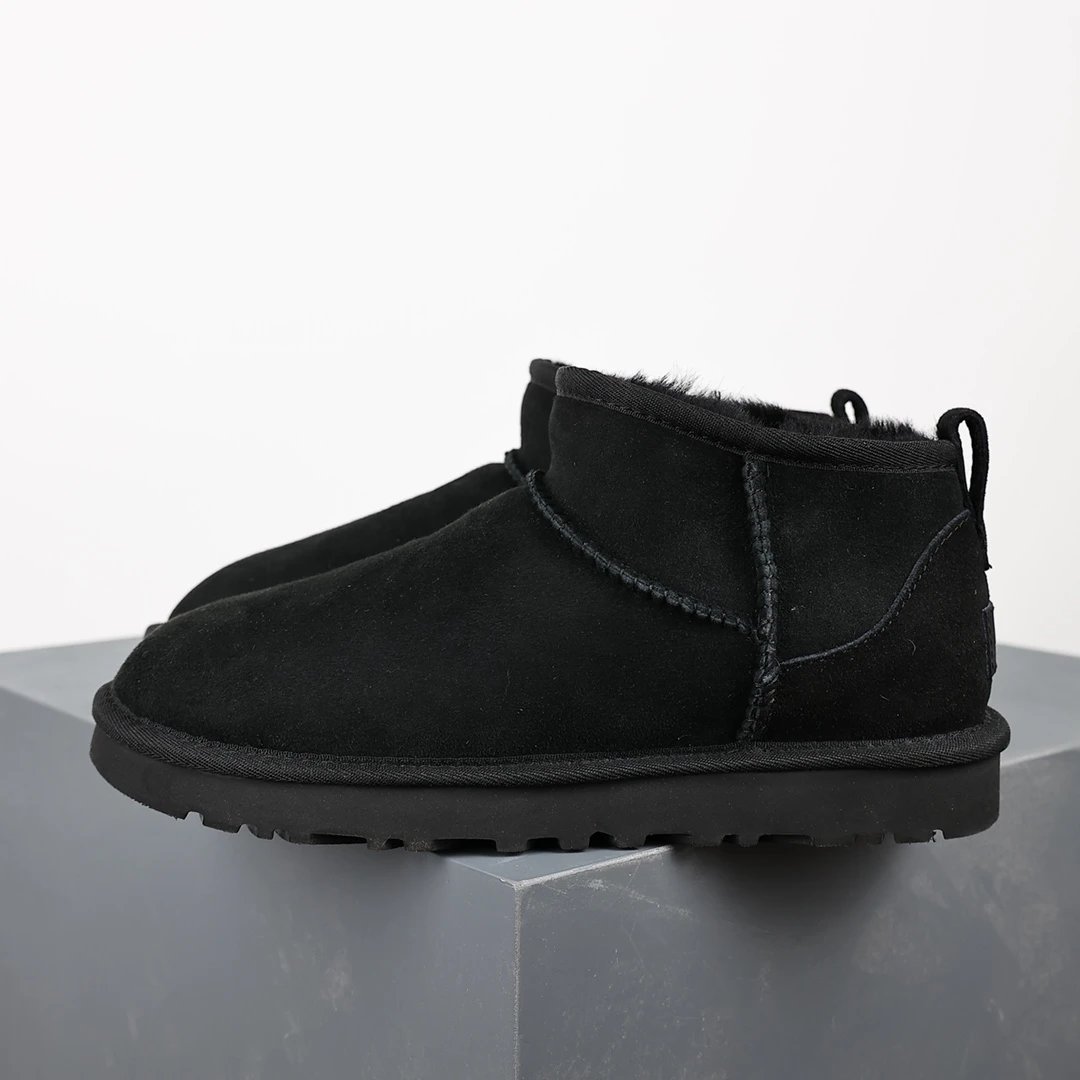 Girls Shoes – Black mini ankle boots, 35
