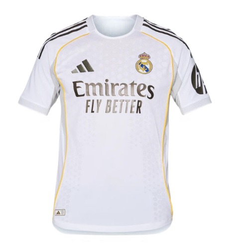 2526 Season national team club football uniform kit jersey – 25/26 Real Madrid Home Kit, S