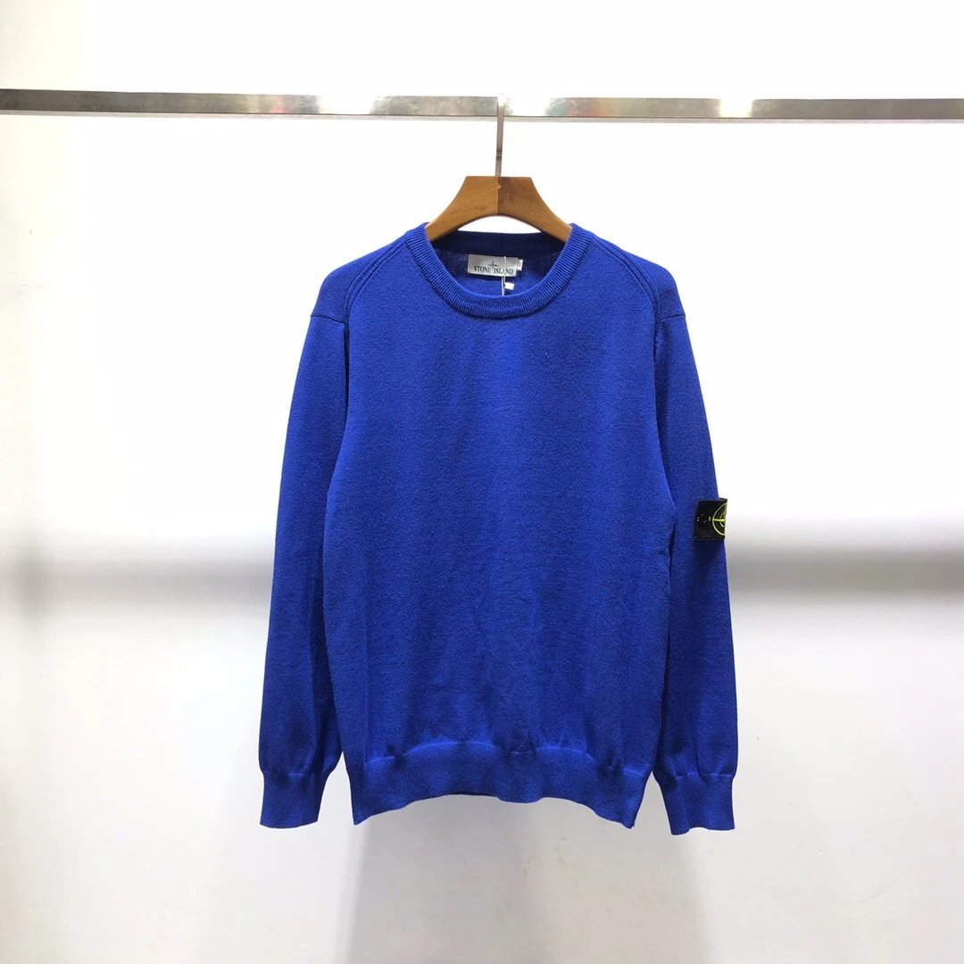 Loose Slim Crewneck Pullover Sweater – 1, M