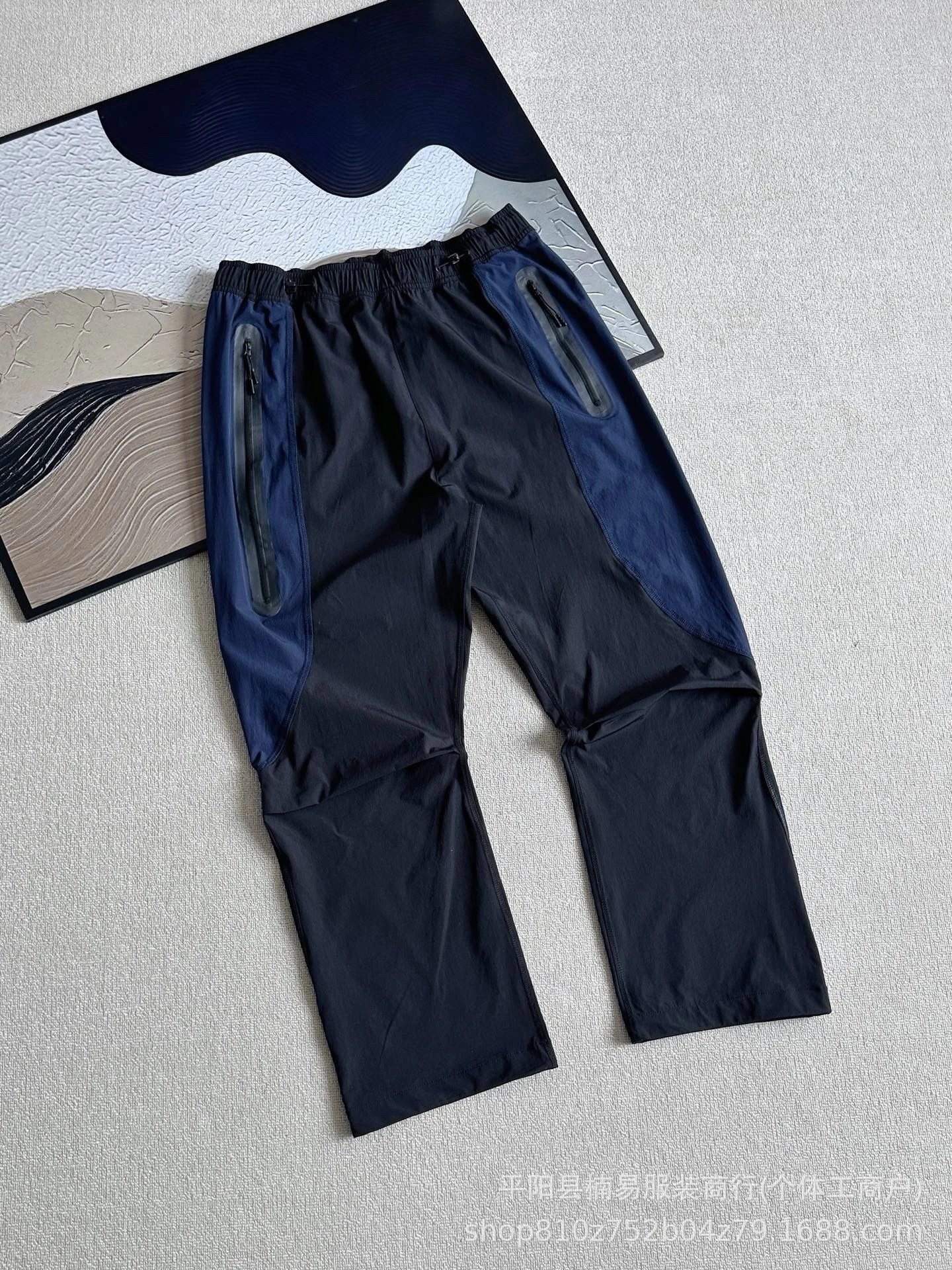 Trousers – Navy blue trousers, M