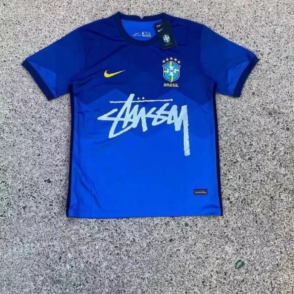 Soccer jersey！ – Brazil (Customized items are non-refundable and non-returnable), S, No mark