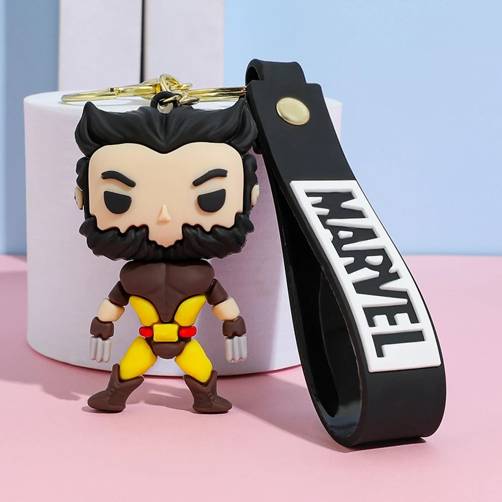 2026 New Marvel Keychain Avengers 5 Dr. Destruction Doll Pendant Small Gift Factory Direct Batch – Wolverine-44 g, Independence opp Packaging