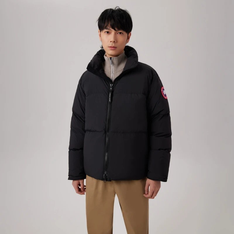 CANADA GOOSE Canada Goose Lawrence Men's Down Jacket Goose Down Jacket 2802 M – XS, 61 Black (this size is too large, it is recommended to choose a smaller size.)