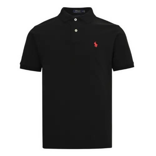 R Brand Classic Pony Embroidery POLO Short sleeve – Black, S