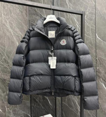 Winter simple versatile down jacket – black, 0(XS)