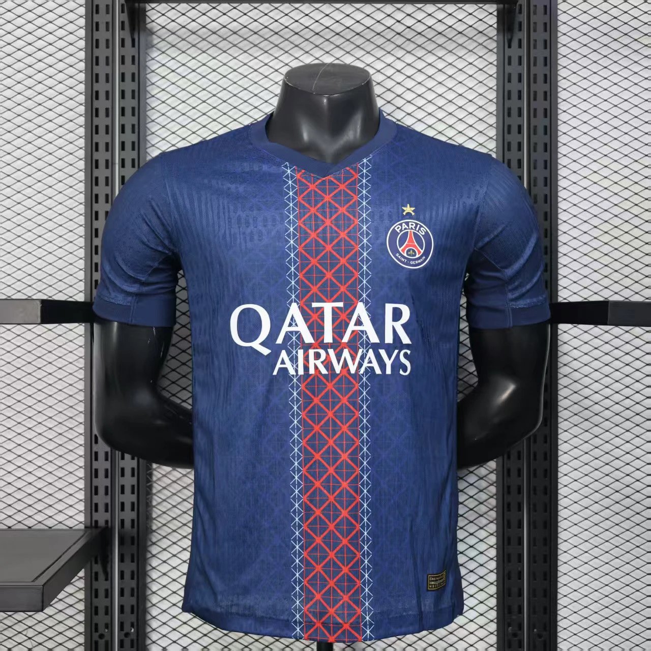 Football uniform jersey player version Thai version 1 – Player 25-26 Paris main star, S