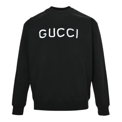 Ancient Cards Alphabet logo Embroidered Crewneck Sweat – Black, S