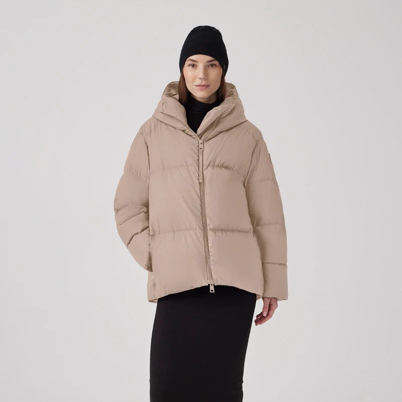 CANADA GOOSE Canada Goose Garnet Women’s down jacket, Big Goose coat 4821 W – 2XS, 1483 Desert color