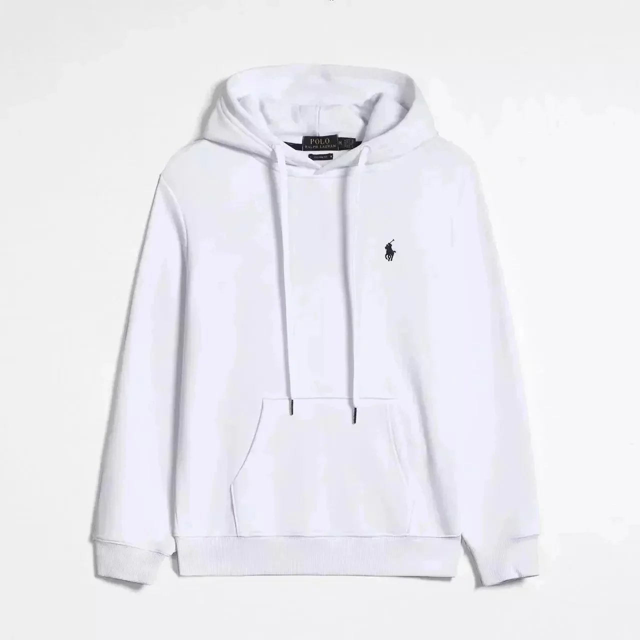 Hooded Tops – White pullover hoodie *Top quality, M 55-65KG