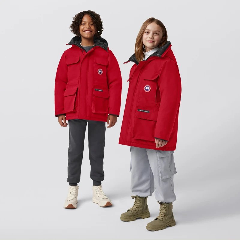 CANADA GOOSE Canada Goose Expedition Teenage parka goose down jacket 4552 Y – XS, 28 jirui red