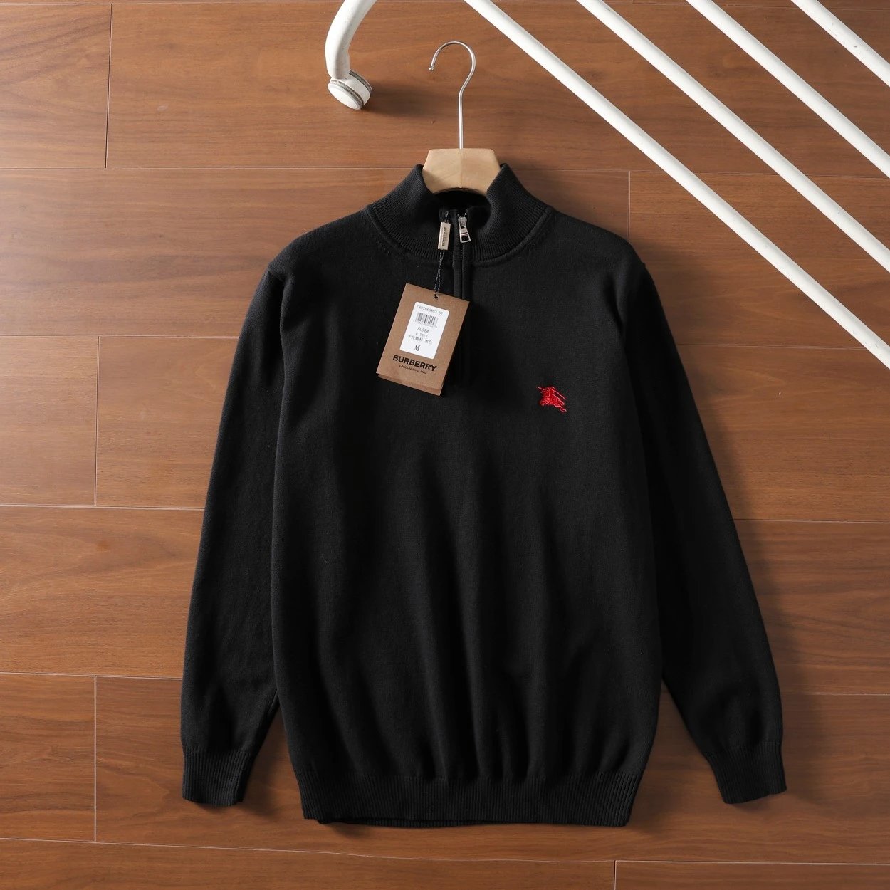 New Men's Cotton Sweater – A- 1 Black, M