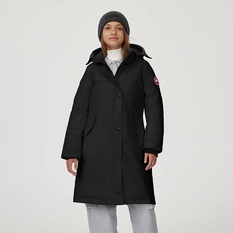 CANADA GOOSE Canada Goose Brittania Teenage parka goose down jacket 4556 Y – XS, 61 Black