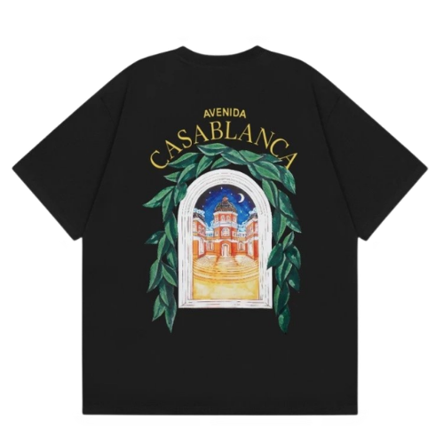 DU 7.18-Short-sleeved correct version ins European and American small fashion brand cotton leisure high street T shirt – Y 029 white, S