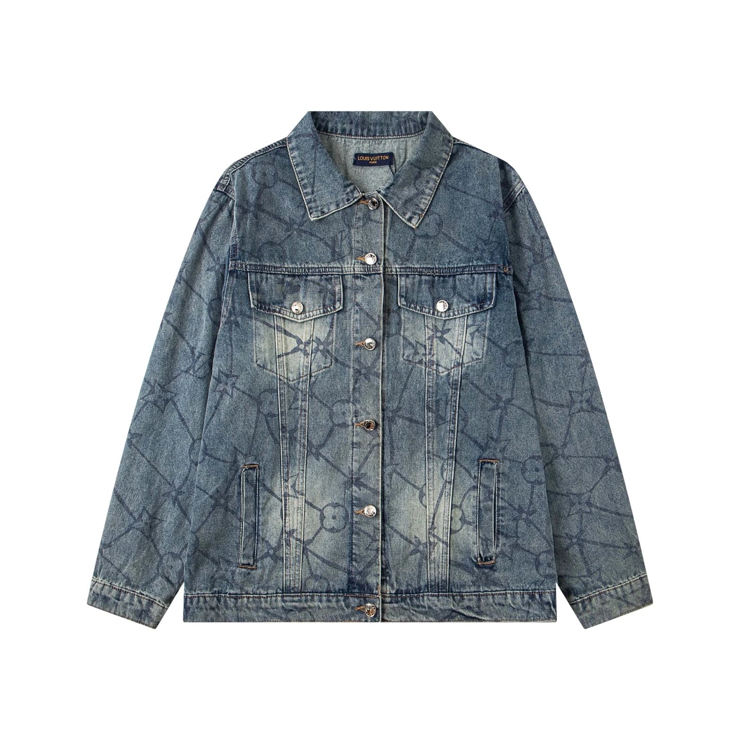 Fall/Winter Joker Men's and Women's Denim Jacket – Blue, S