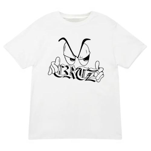 Evil-Cartoon Eyes T-Shirt – Black, XS