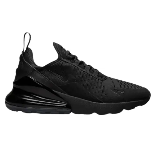 L6J Max270 non-slip breathable lightweight low-top air cushion casual shoes – No. 1 Pure Black AH8050 005, 36