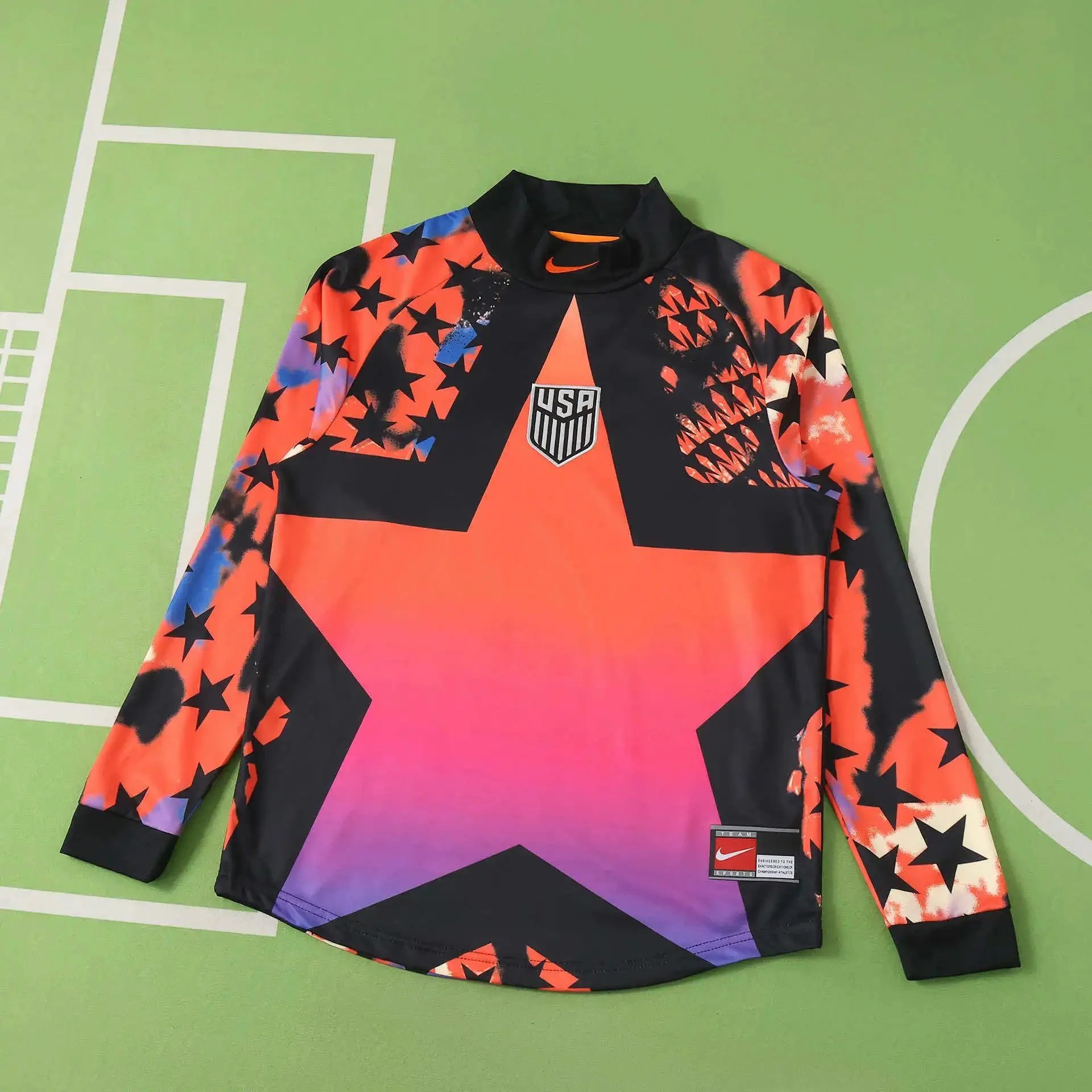 2026 American Hollywood Goalkeeper Long Sleeve Thai Version (Customized items are final and cannot be returned or exchanged.) – 1, S