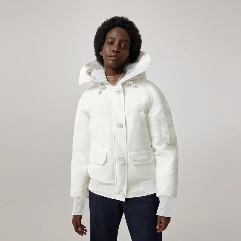 CANADA GOOSE Canada Goose Chilliwack Women’s Pilot-Style Down Jacket 2050 W 1 – XS, 99 Milk gray