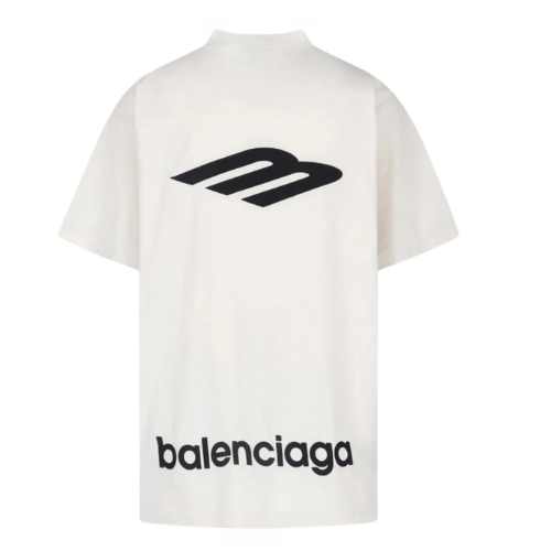 B Bajia SKIWEAR Series front and back embroidery high weight cotton short sleeves T T-Shirt Loosen Version – Black, XS
