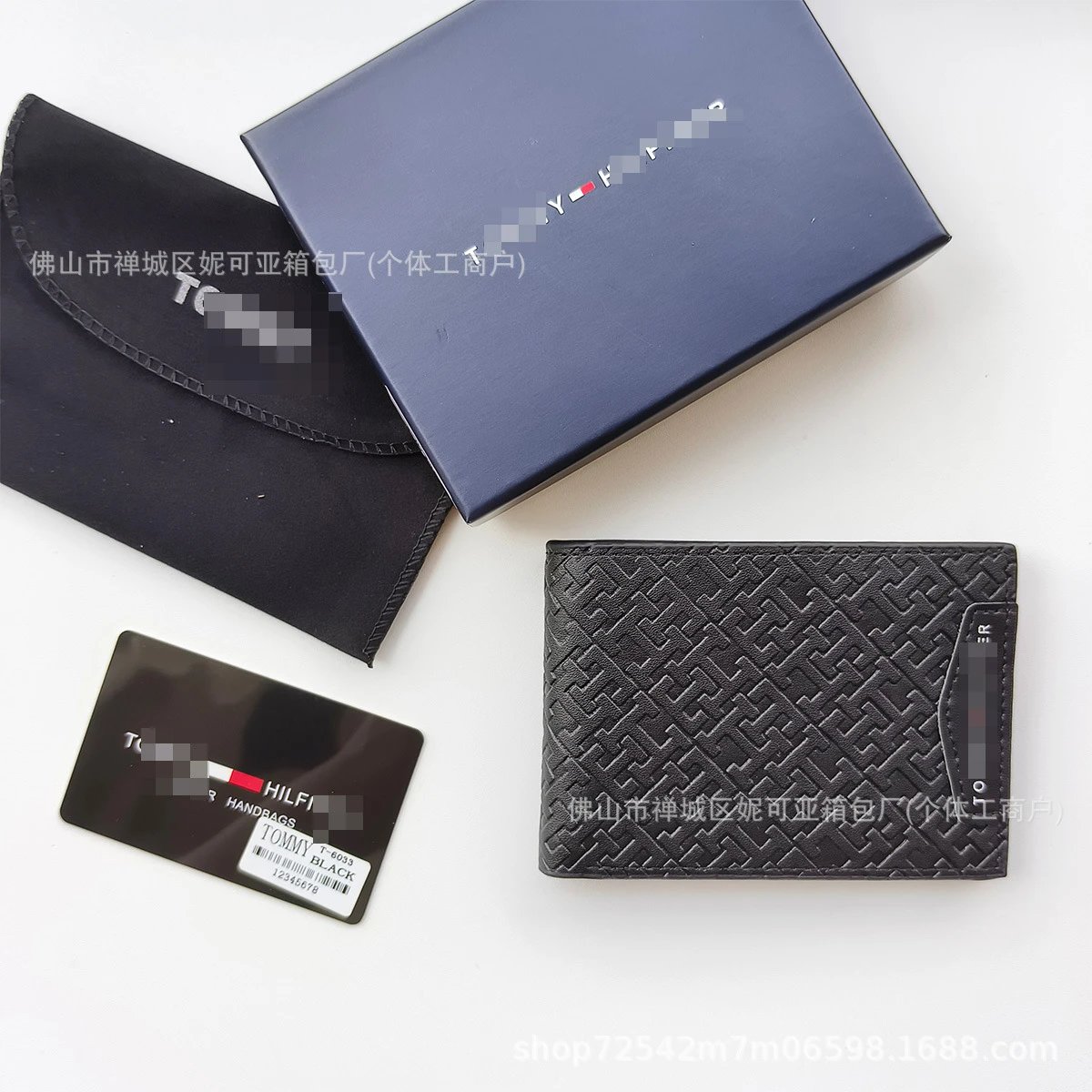 t Foreign Trade European and American Men's Wallet Short Coin Bag Wallet Casual Business Wallet Boxed – Style 3-With box, 12*8.5*1