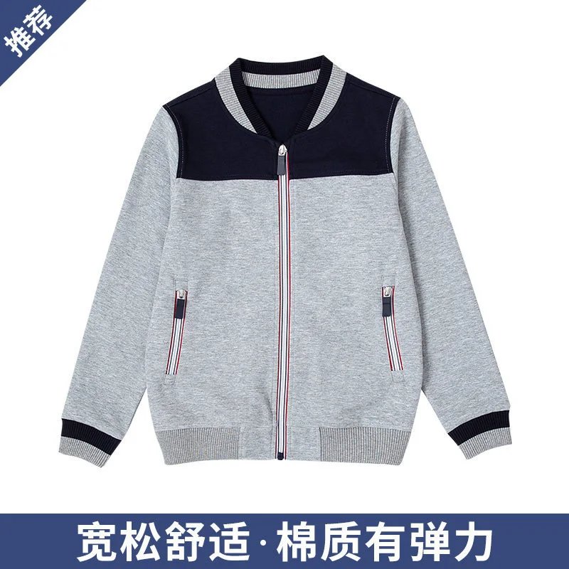 Jackets – Grey Contrast Top, 120cm