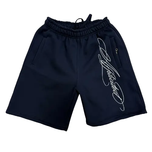 Gar embroidered shorts – Black, S