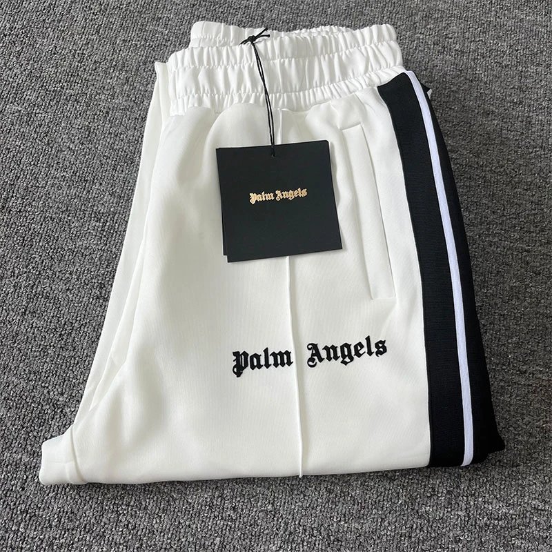 Coat Trousers Sports Drawstring Top Trousers Sports Suit ZZ – White pants, S