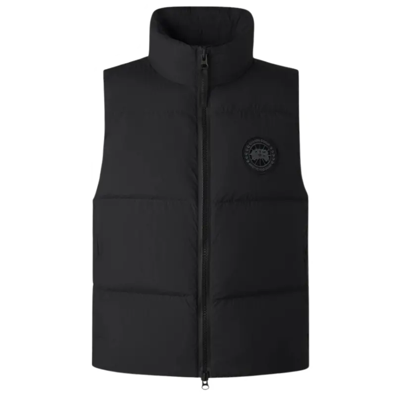 4154# Large goose down jacket vest for men and women, couples jacket – Black Black Badge, XS