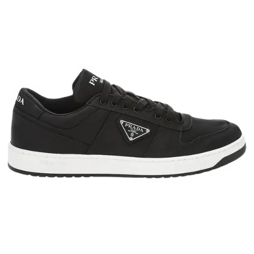 (Customized version 3-7 Ships today)TT 6 Custom Product Leather Lace-Up Flat Low Sneakers – No. 1 black gold label, 38