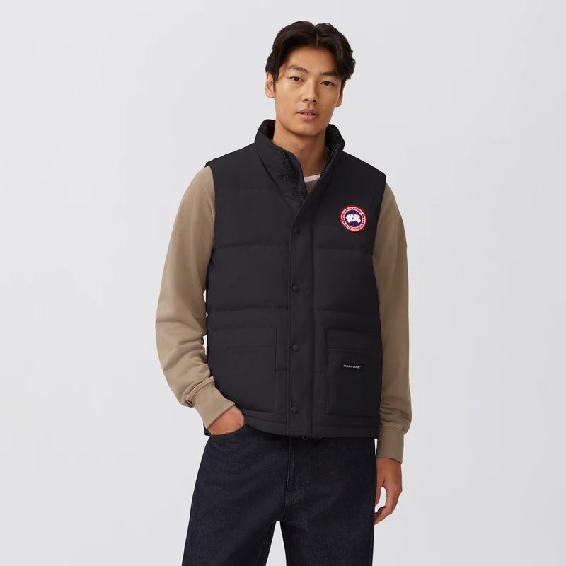 CANADA GOOSE Canada Goose Freestyle Men’s Uniform Down Vest and Down Jacket 2054 M – 958 Charcoal black, XS